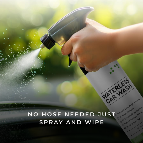 Tesliner Waterless Car Wash Spray – Biodegradable, UV & Ceramic Protection, Safe on Wraps & PPF | No Hose Needed | Fits Model 3, Y, S, X, Cybertruck