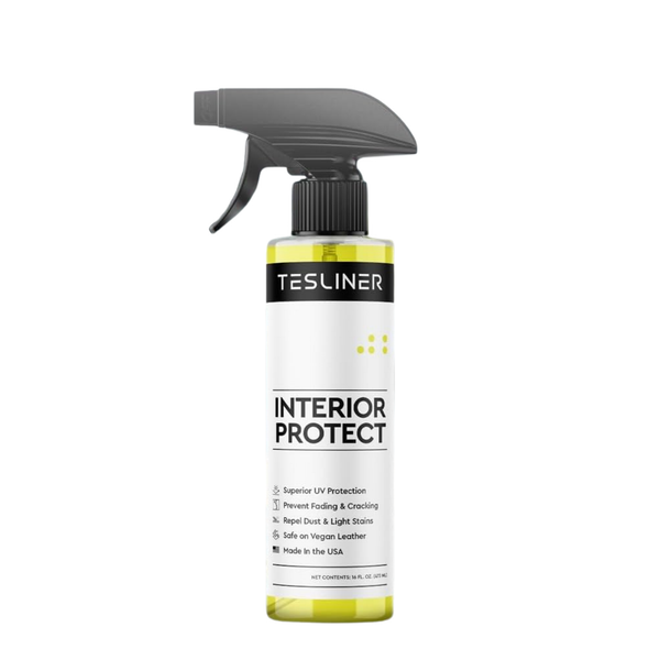 Tesliner Interior Protect & Conditioner – Biodegradable, UV Shield, Dust-Repelling | Safe for Vegan Leather Seats | Fits Model 3, Y, S, X, Cybertruck